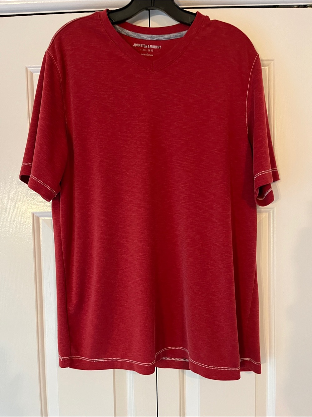 Men's Johnston & Murphy V-neck short sleeve tee shirt - LNC